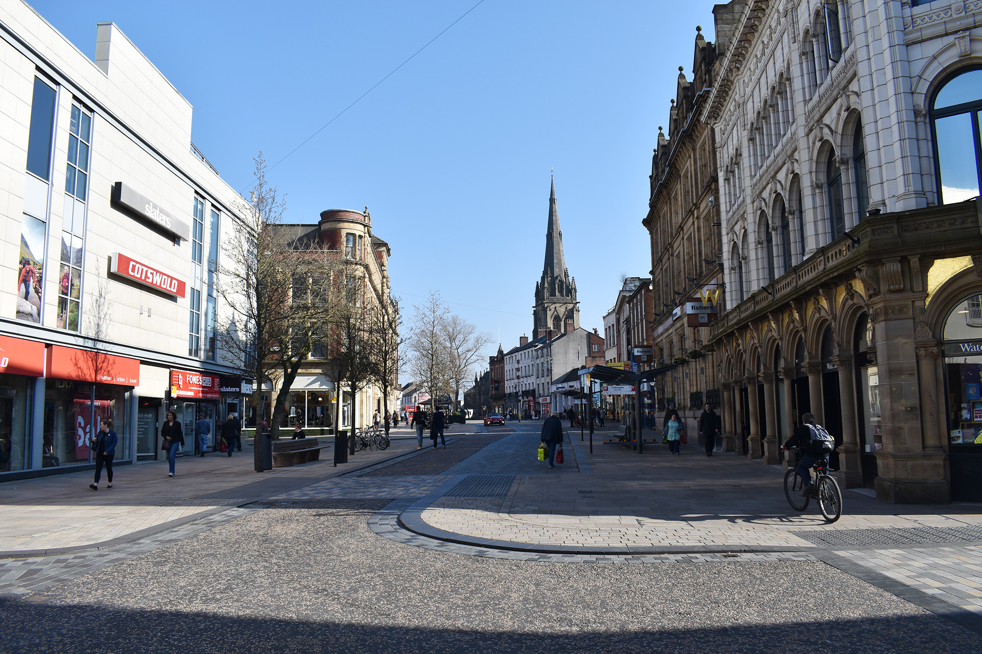 St John's Minster from Fishergate, Preston