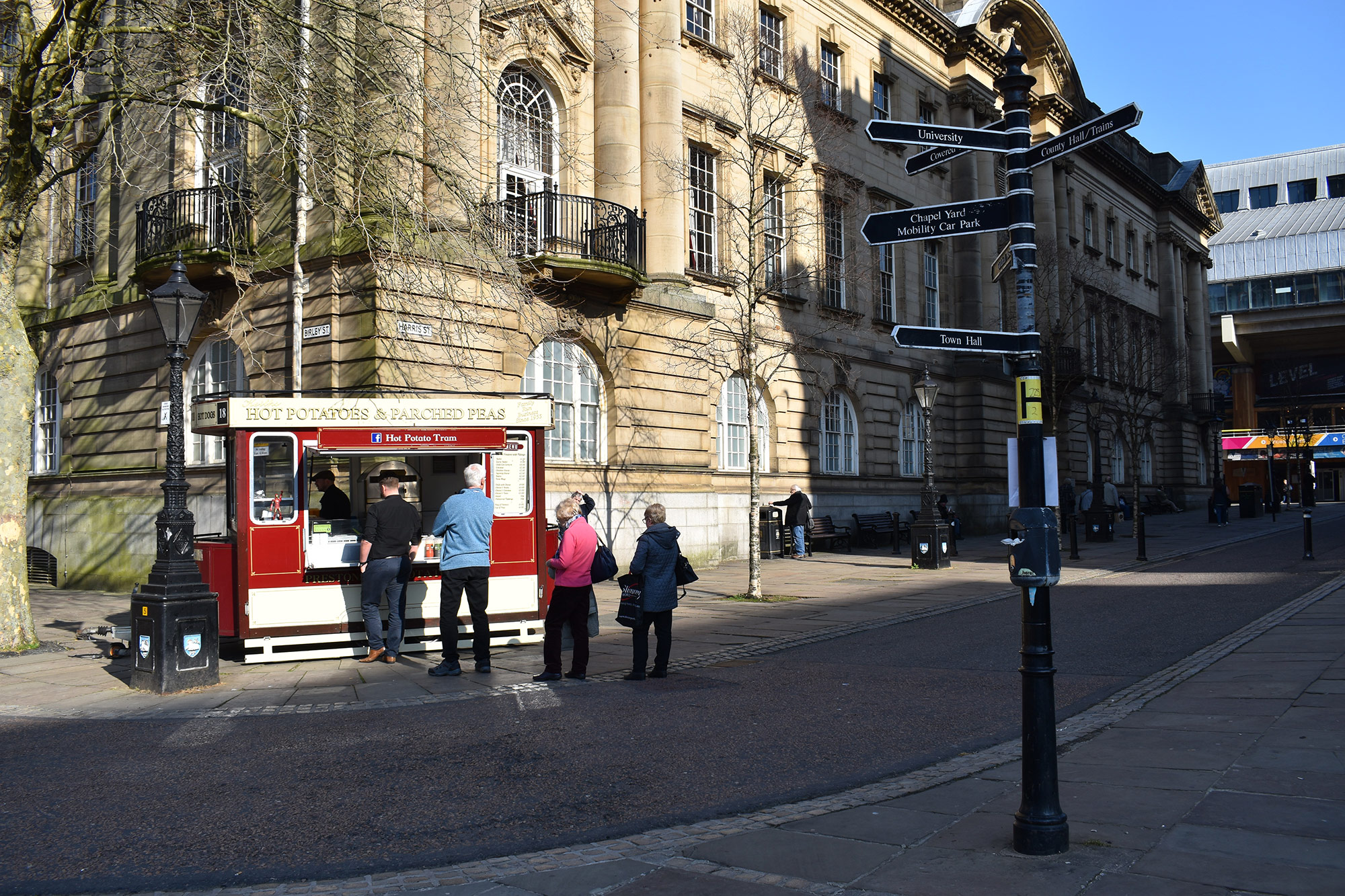 Hot Potatoes and Parched Peas, Preston City Centre